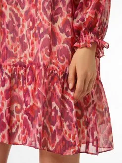 Marie Lund Mini Jurken Jurk Dames Oranje / Rood -Marie Lund Verkoop 244e51704c3c7cf5bb24d7b2d956fa2e