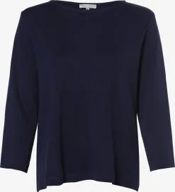 Marie Lund Shirts Met 3/4 Mouw Shirt Dames Marine