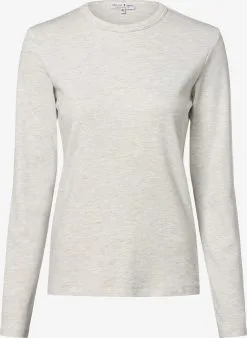 Marie Lund Longsleeves Shirt Dames Lichtgrijs
