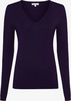 Marie Lund Basic Truien Trui Dames Lila