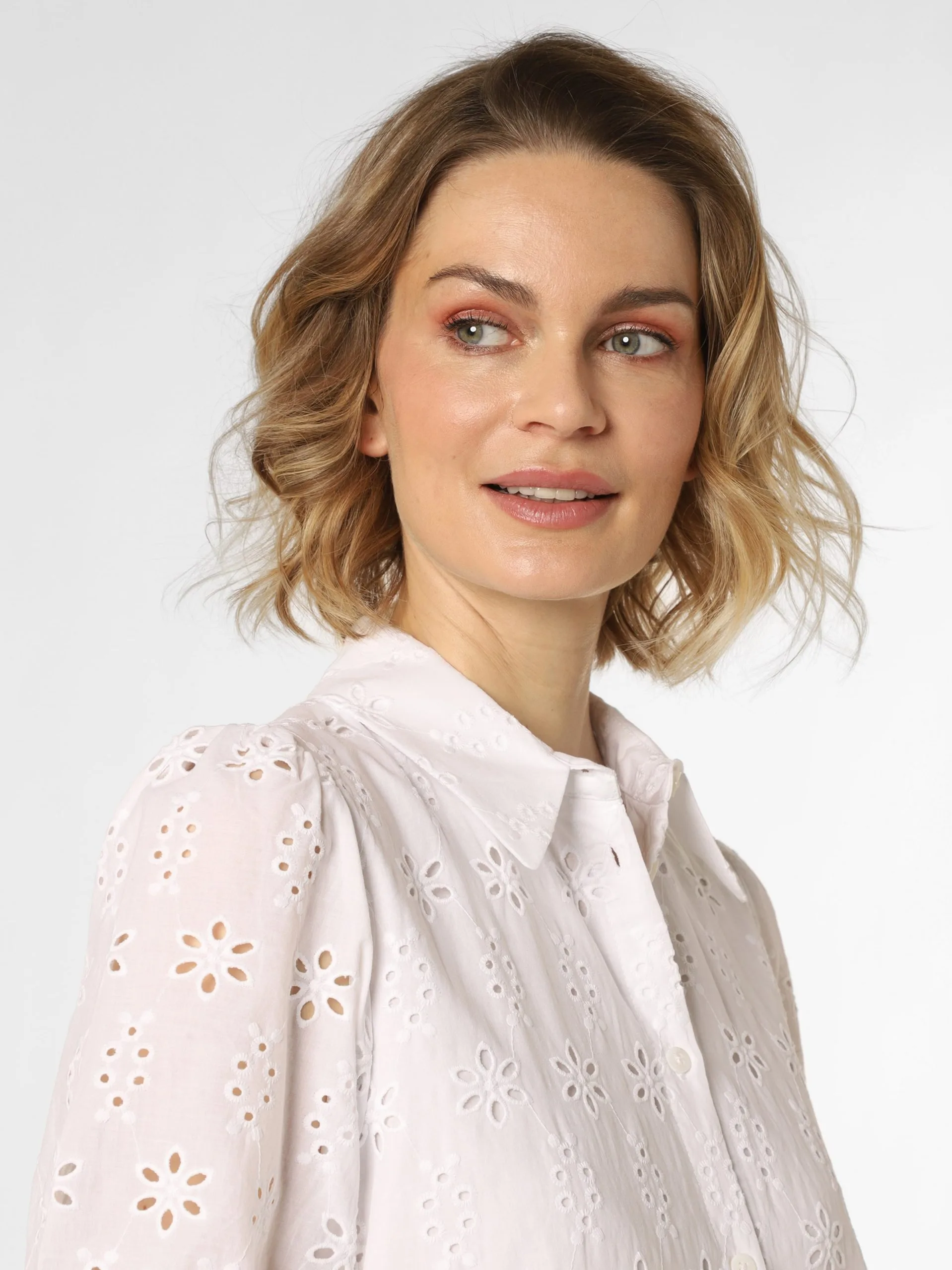 Marie Lund Blousejurken Blousejurk Dames Wit 3 Marie Lund Blousejurken Blousejurk Dames Wit - Afbeelding 3