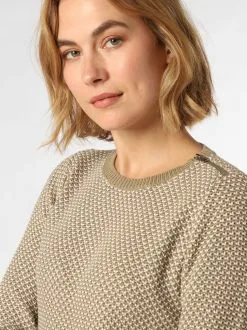 Marie Lund Fijngebreide Truien Trui Dames Riet / Wit -Marie Lund Verkoop 7eda2c82f814dc22a63bf9700fbc64e6