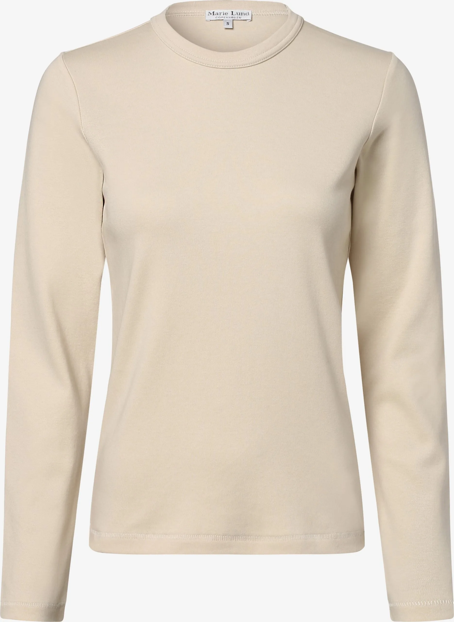 Marie Lund Longsleeves Shirt Dames Sand 1 Marie Lund Longsleeves Shirt Dames Sand
