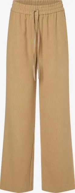 Marie Lund Pantalons Loosefit Broek Dames Sand
