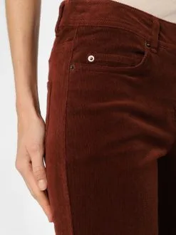 Marie Lund Ribbroeken Regular Broek Dames Cognac -Marie Lund Verkoop 93c509f1f1a021421df5b0d97d3f64b0