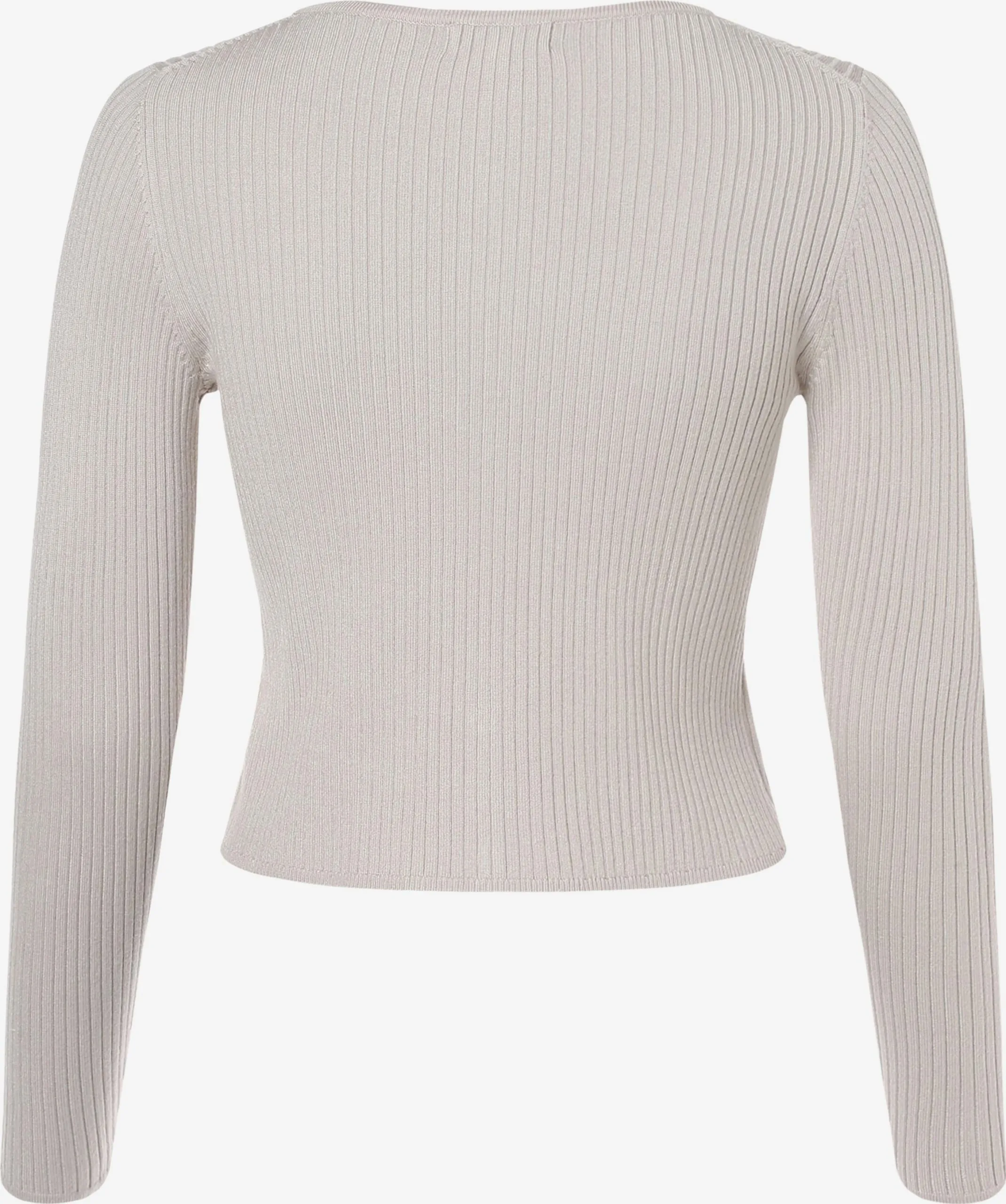 Marie Lund Vesten Gebreid Vest Dames Taupe 2 Marie Lund Vesten Gebreid Vest Dames Taupe - Afbeelding 2