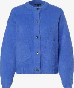 Marie Lund Vesten Gebreid Vest Dames Blauw / Royal Blue/koningsblauw