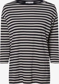 Marie Lund Shirts Met 3/4 Mouw Shirt Dames Zwart