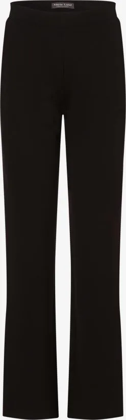 Marie Lund Broeken Flared Pantalon Dames Zwart