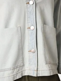 Marie Lund Spijkerblouses Blouse Dames Lichtblauw -Marie Lund Verkoop d39a98f6514b811c78f448a54c7db821