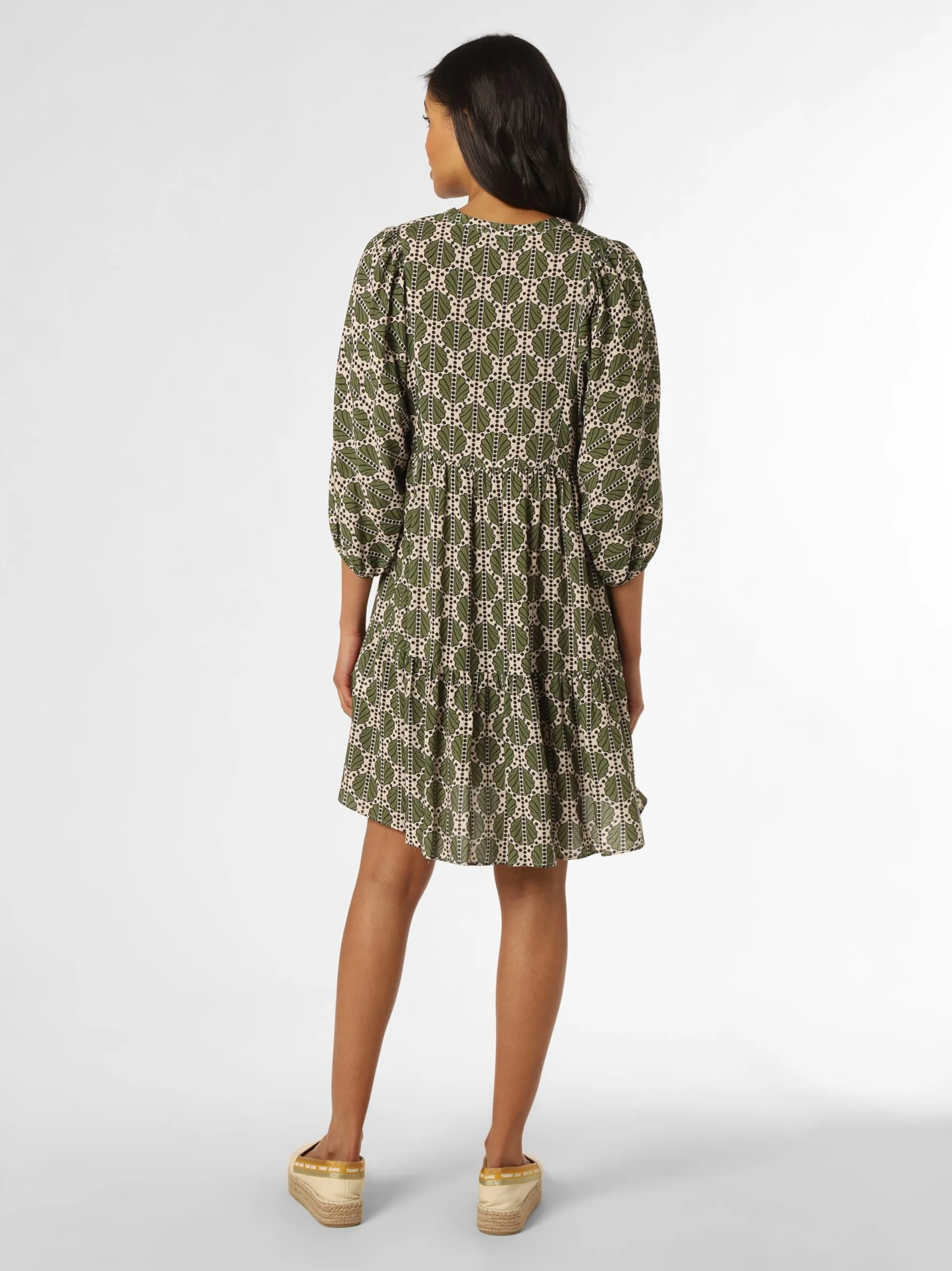 Marie Lund Mini Jurken Jurk Dames Groen / Donkergroen 2 Marie Lund Mini Jurken Jurk Dames Groen / Donkergroen - Afbeelding 2