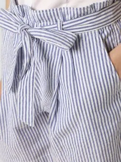 Marie Lund Shorts Regular Bandplooibroek Dames Blauw -Marie Lund Verkoop e5bb6c5a09a88d5b95b3727a2d2376ed