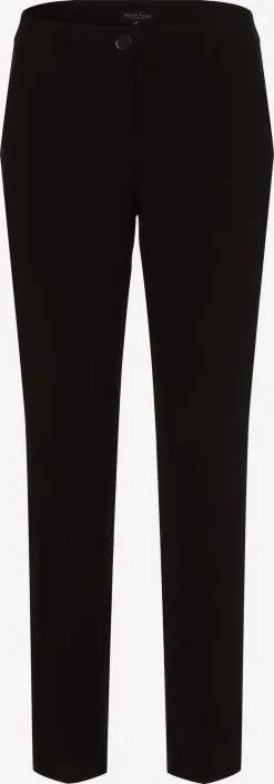 Marie Lund Pantalons Regular Broek Dames Zwart